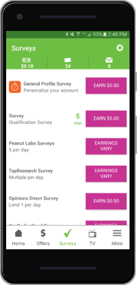 Inbox Dollars App Screenshot