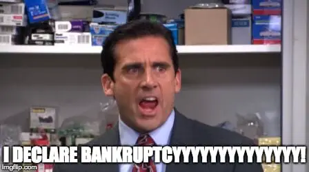 student loan meme bankruptcy