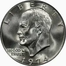 President Eisenhower is on the front