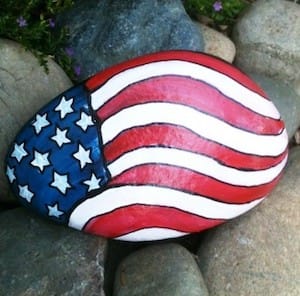 Patriotic Flag Rock