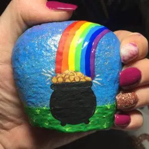 Rainbow Pot of Gold Rock