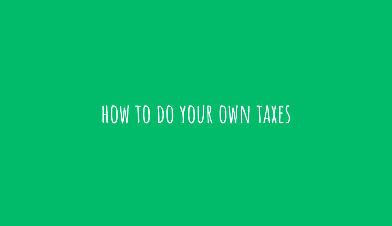 how to do your own taxes