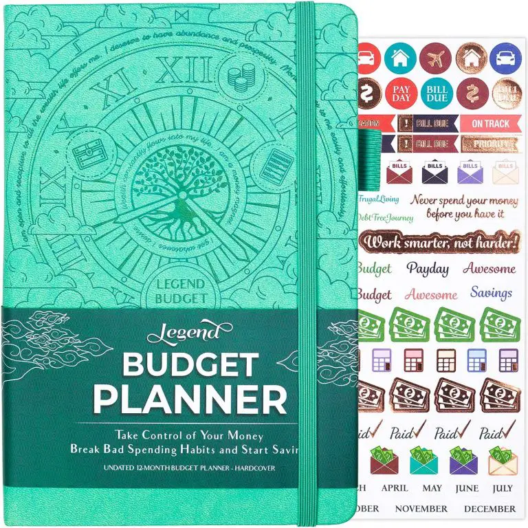 yearly budget planner book