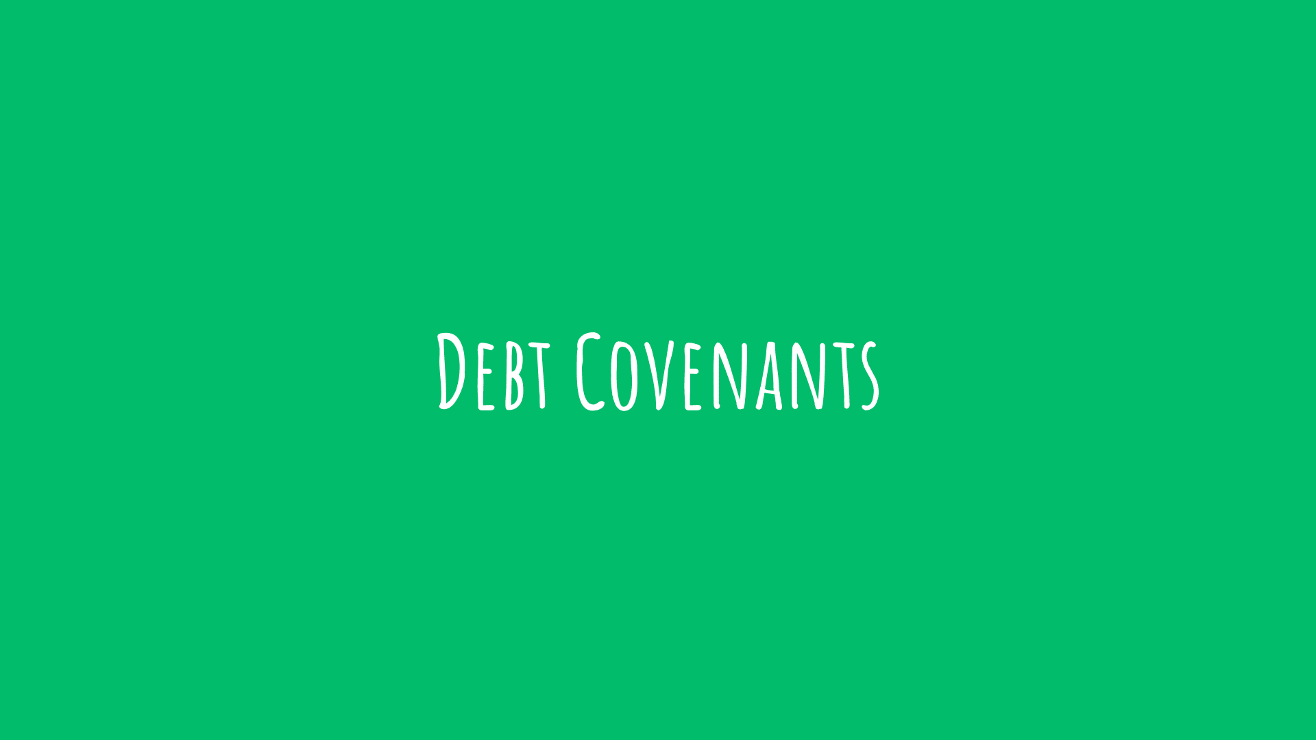 debt covenants